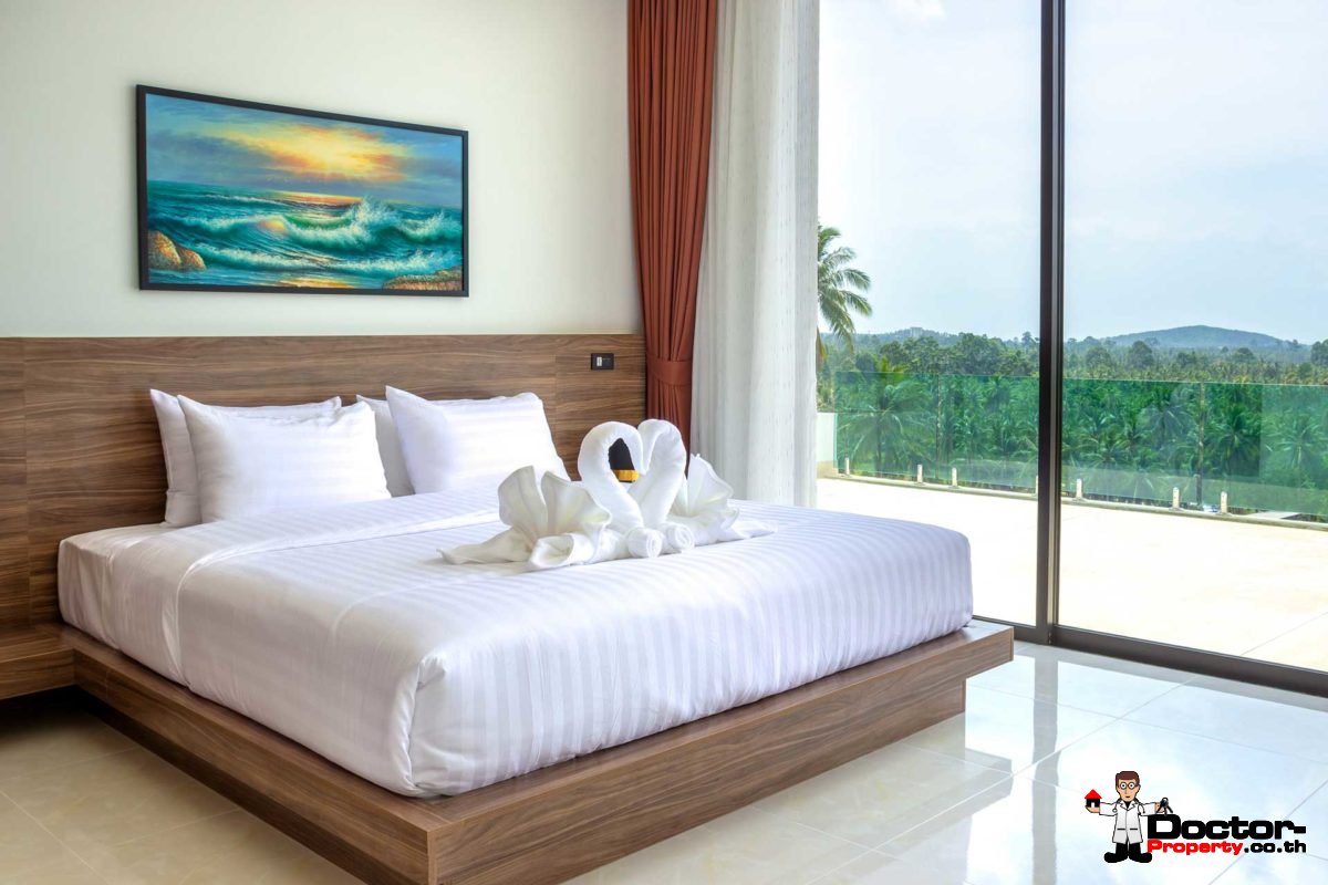 New 3 Bedroom Villa with Sea View - Mae Nam - Koh Samui for sale